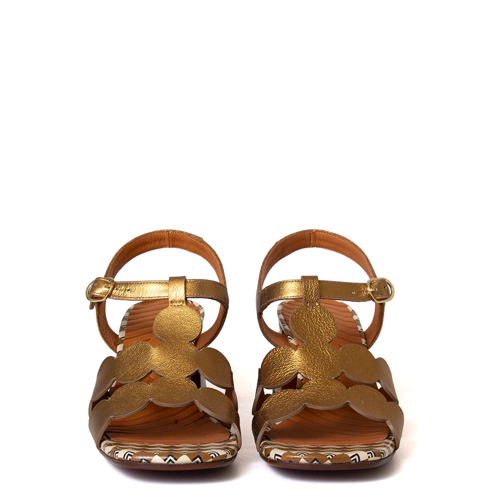 Linaza Women's Heeled Leather Sandal