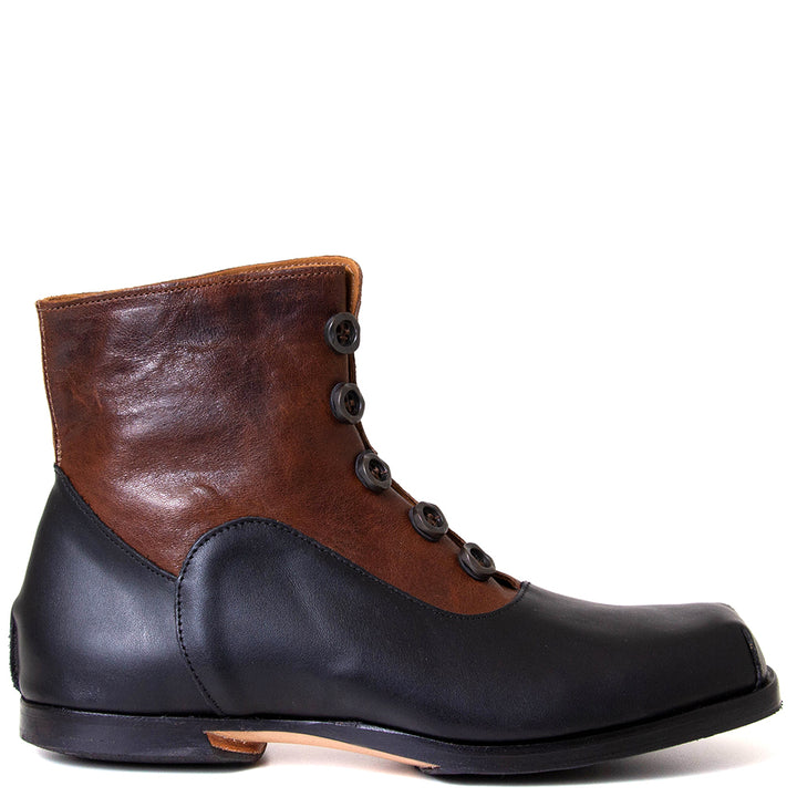 Collar Men's Leather Boot