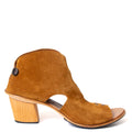Research Women's Heeled Suede Sandal