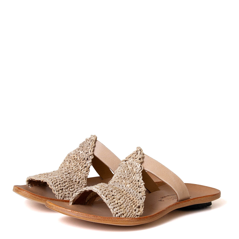 Surf Women's Woven Knit Leather Sandal