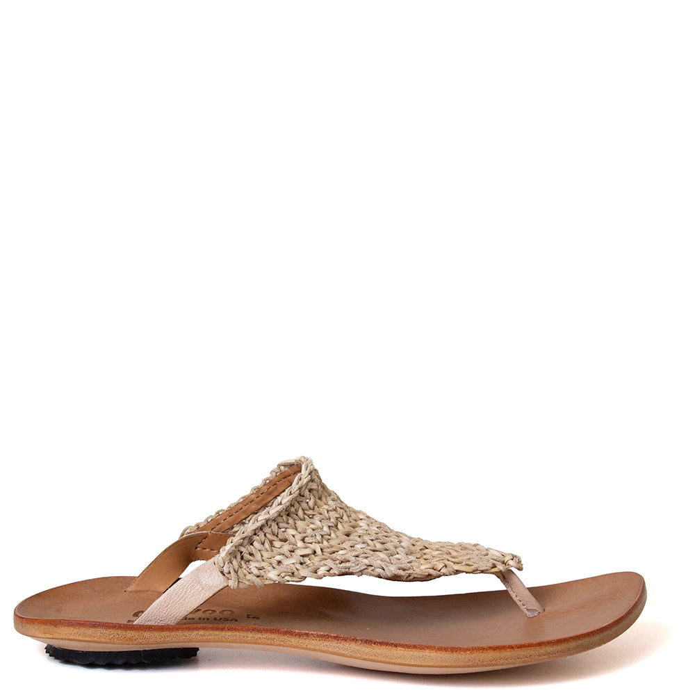 Wave Women's Woven Knit-Leather Sandal