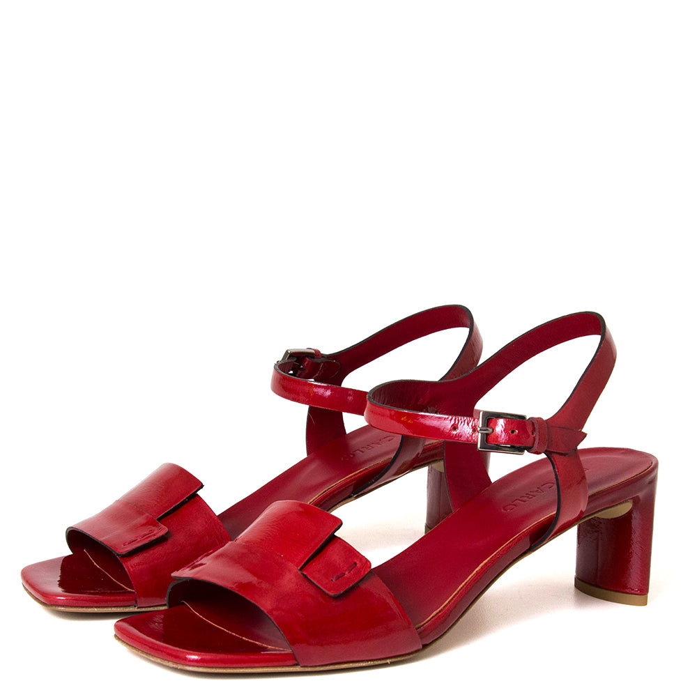 Daroca Women's Patent Leather Sandal