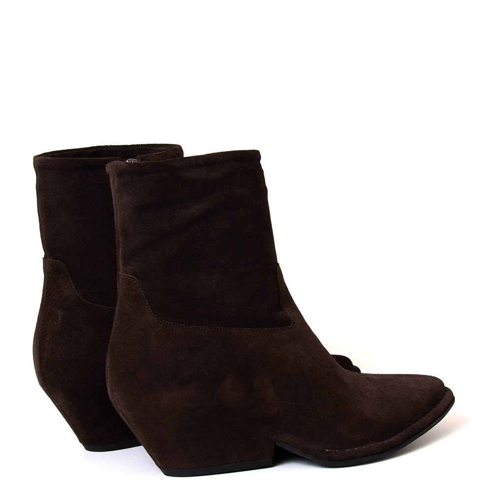Elodie Women's Leather Suede Boot