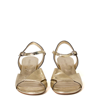 Lydia Women's Leather Heeled Sandal