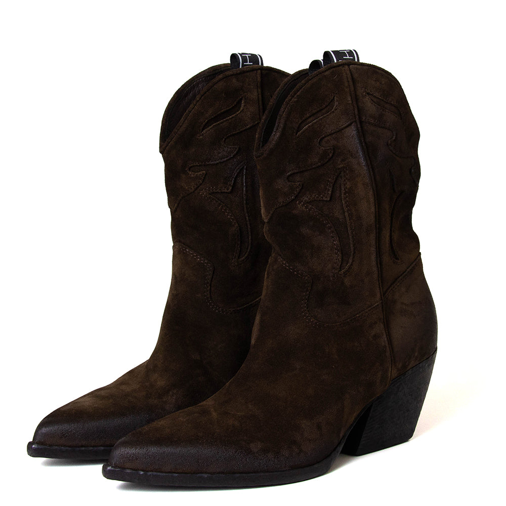 Elena Women's Suede Western Boot