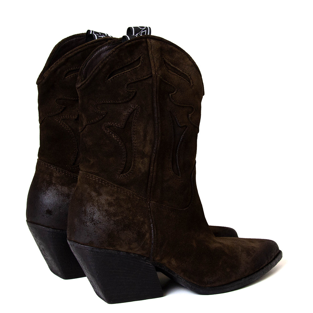 Elena Women's Suede Western Boot