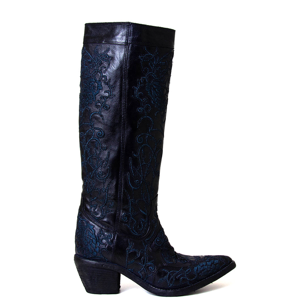 Chava Women's Leather Knee-High Boot