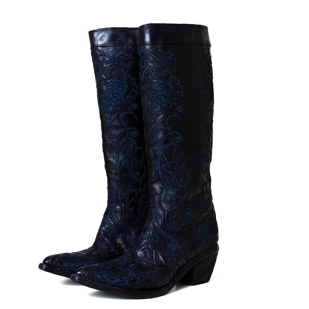 Chava Women's Leather Knee-High Boot