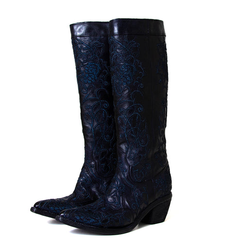 Chava Women's Leather Knee-High Boot