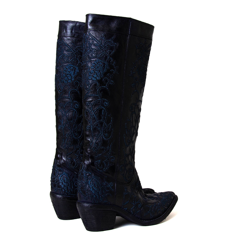 Chava Women's Leather Knee-High Boot