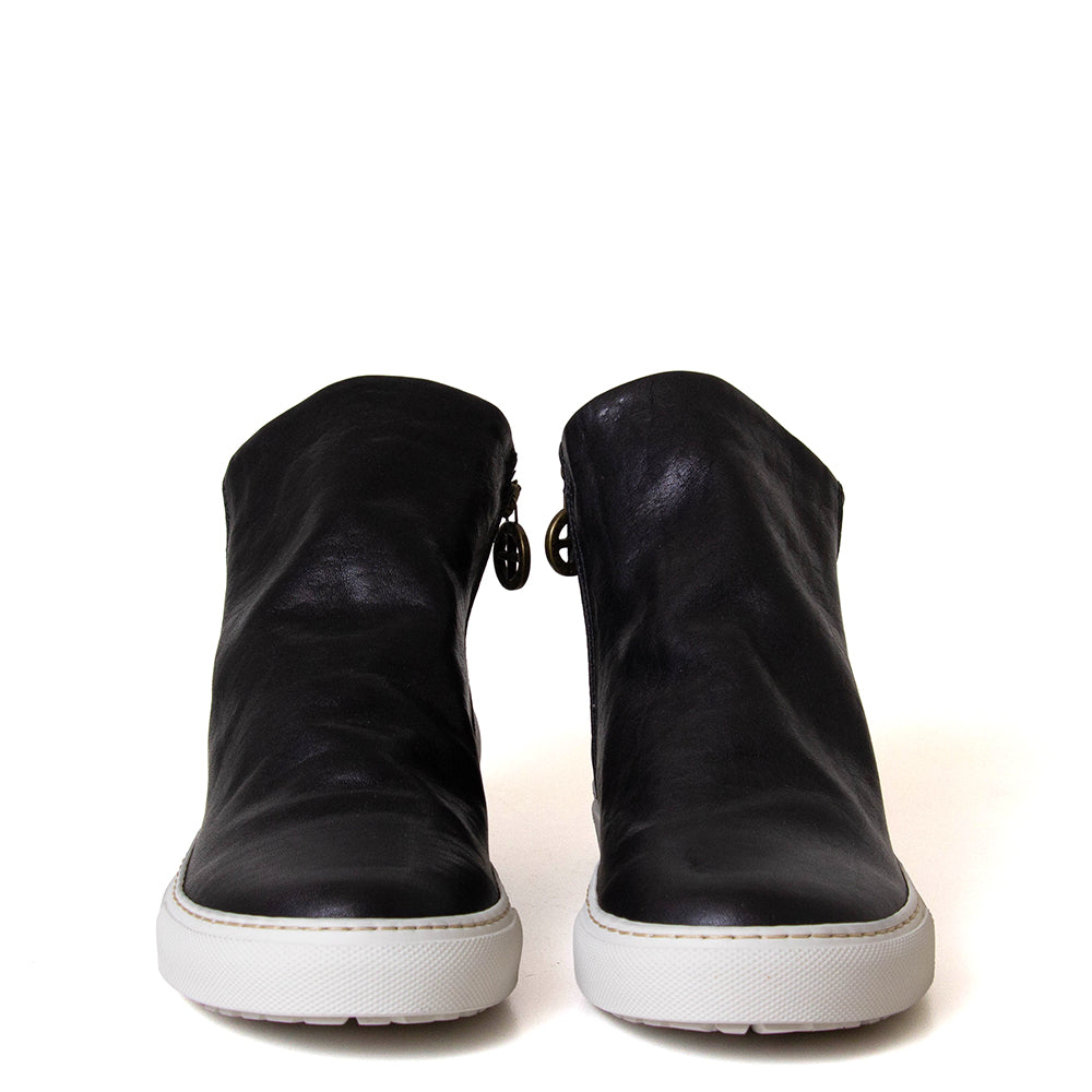 Biel Women's Leather High-Rise Sneaker