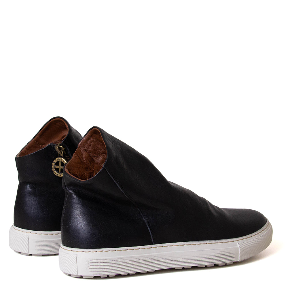 Biel Women's Leather High-Rise Sneaker