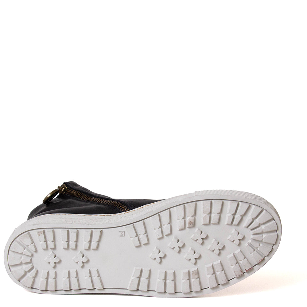 Biel Women's Leather High-Rise Sneaker