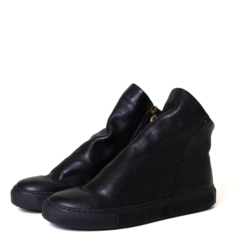 Biel Women's Leather High-Rise Sneaker