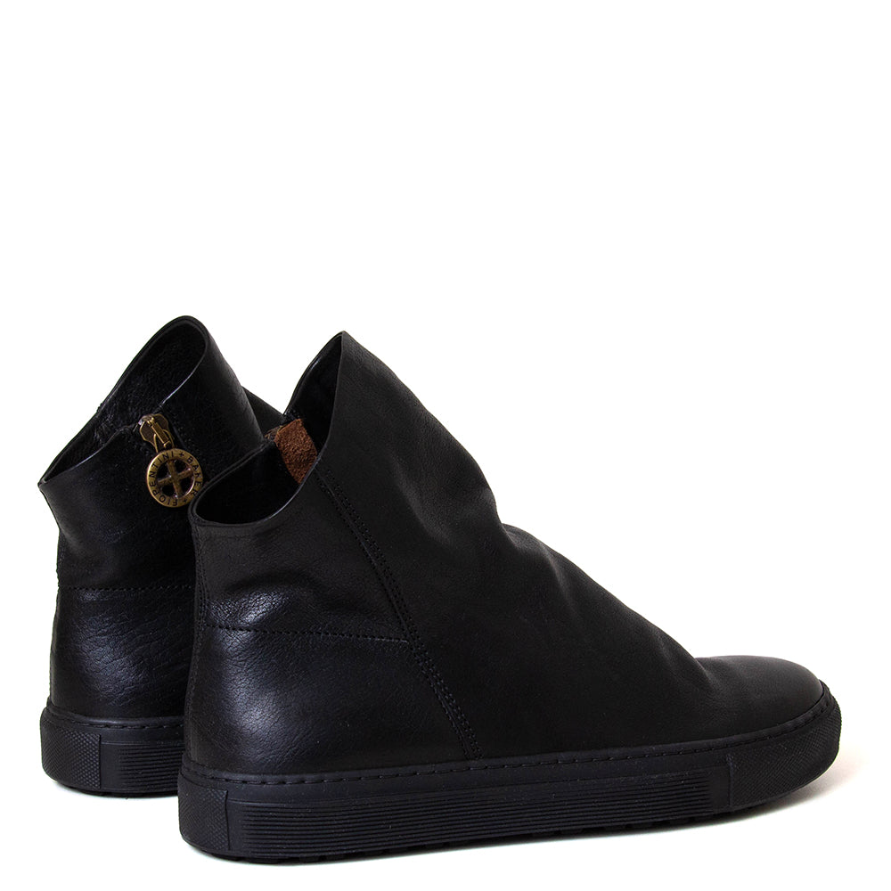 Biel Women's Leather High-Rise Sneaker