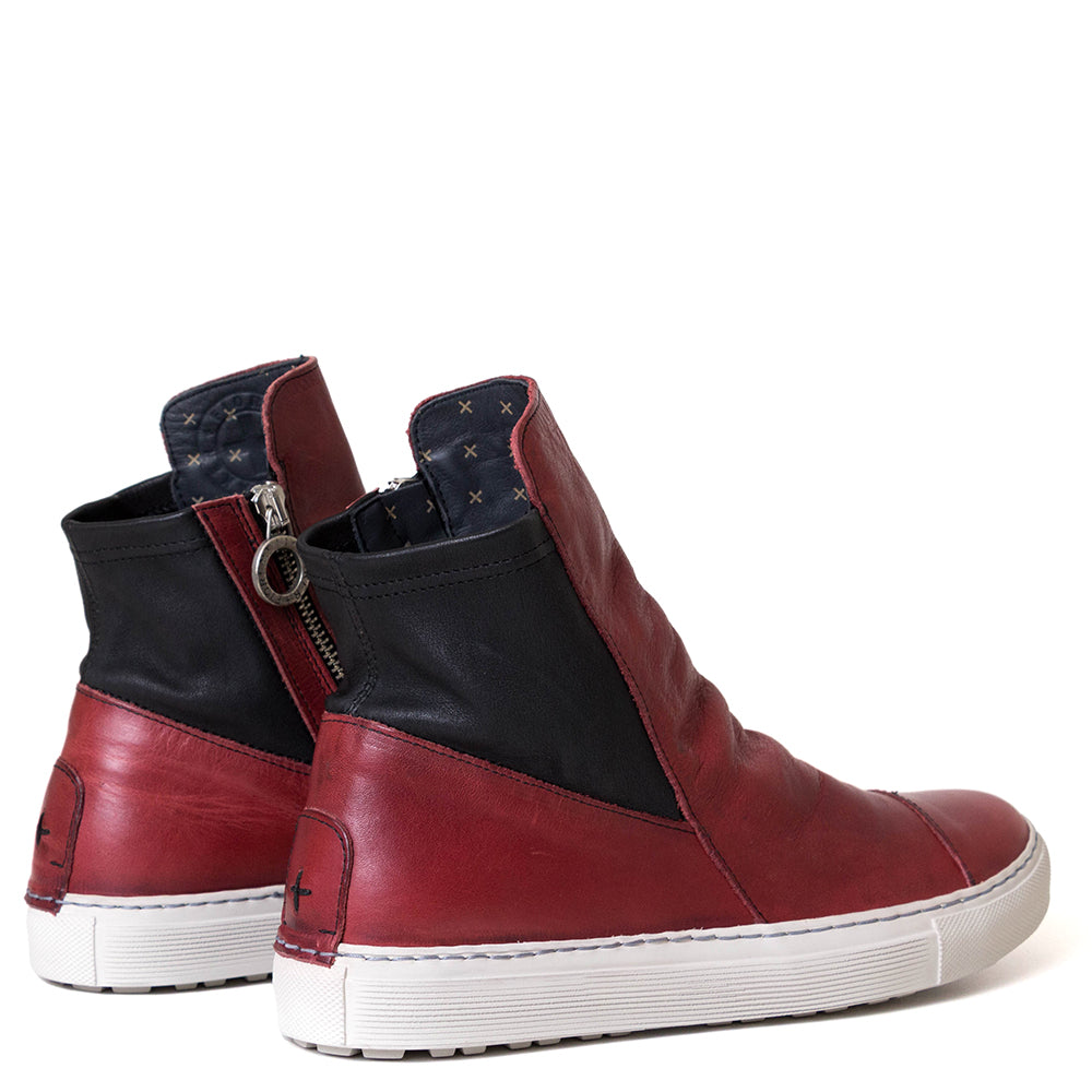 Bret Women's High-Rise Leather Sneaker