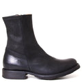 Fiorentini + Baker Ebe. Women's black leather ankle boot. Made in Italy.