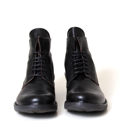 Fiorentini + Baker Eternity 745. Men's black leather lace up boot.