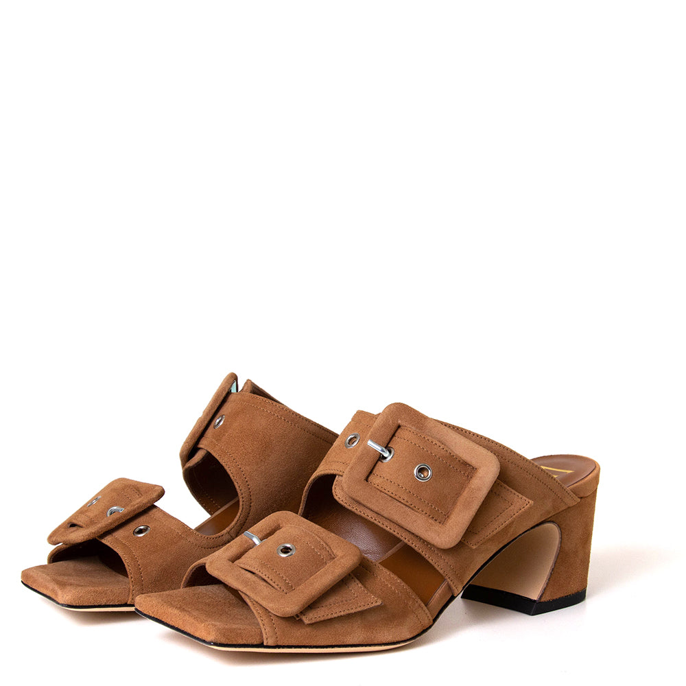 Kelly Women's Suede Heeled Sandal