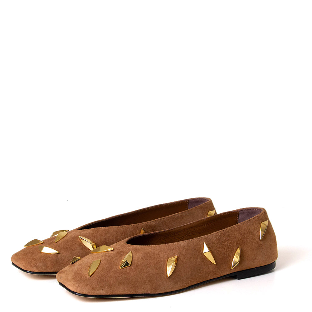 Vasil Women's Suede Leather Flat