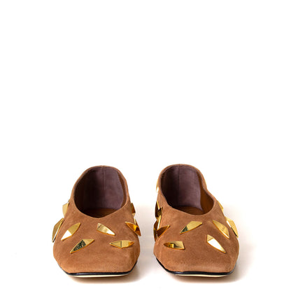 Vasil Women's Suede Leather Flat