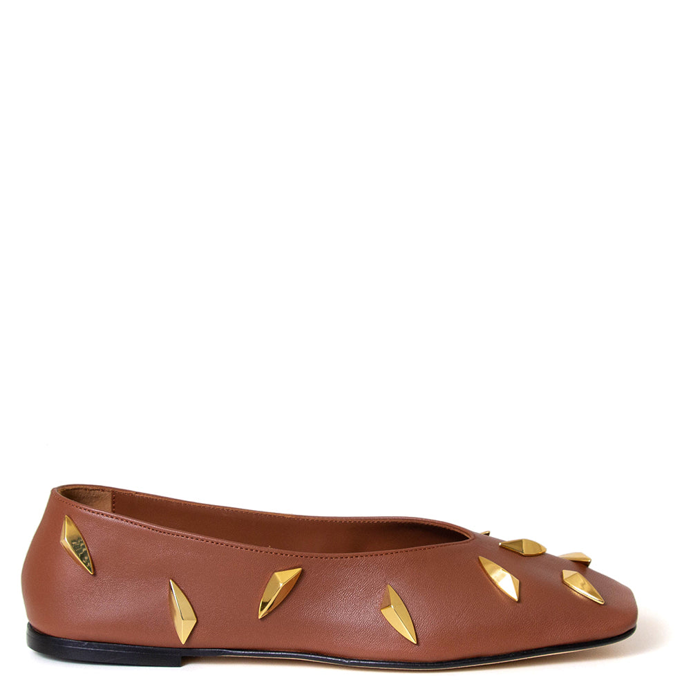 Vasil Women's Leather Flat