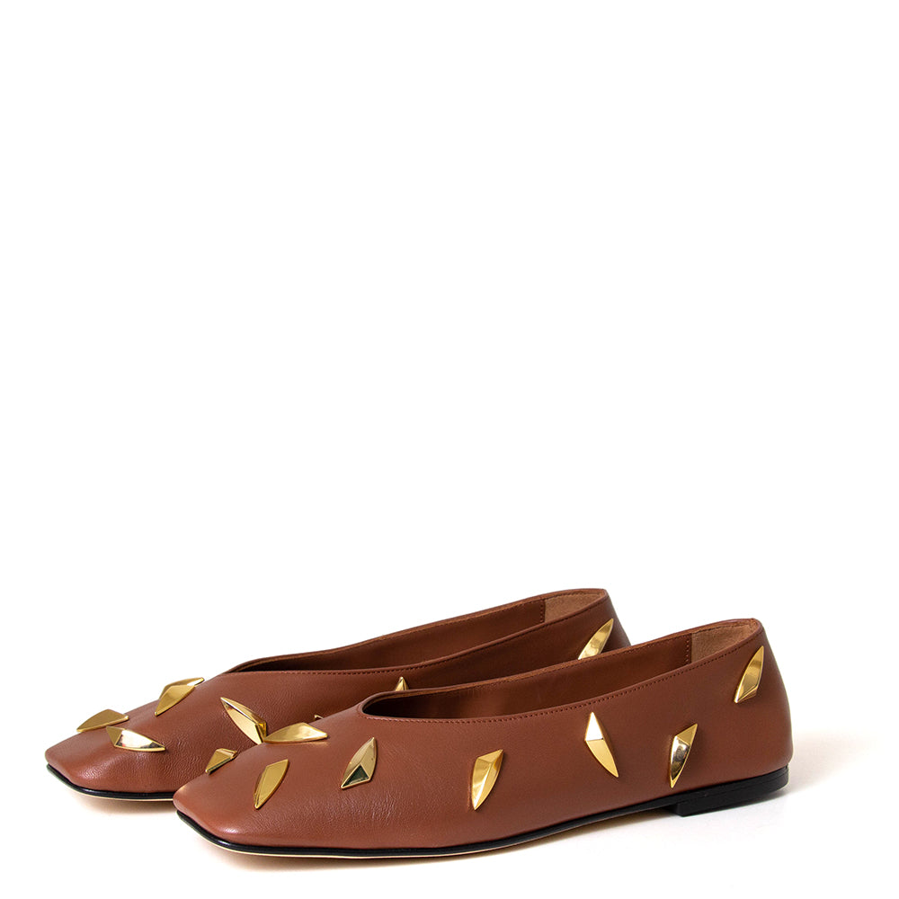 Vasil Women's Leather Flat