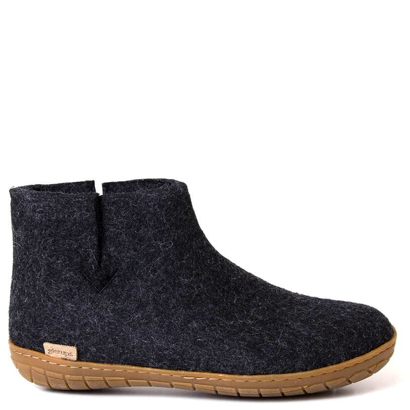 Glerups Boot Rubber Honey in Charcoal GR-02 – Bulo
