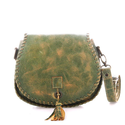 Half Moon Crossbody Leather Bag