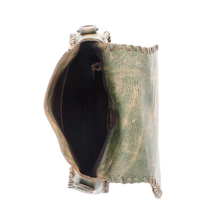 Half Moon Crossbody Leather Bag