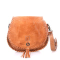 Half Moon Crossbody Leather Bag