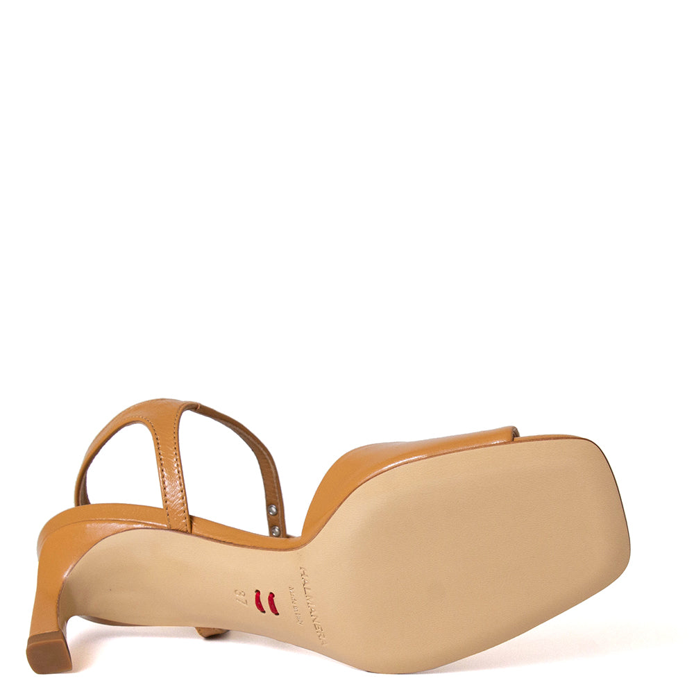 Tami 08 Women's Leather Heeled Sandal