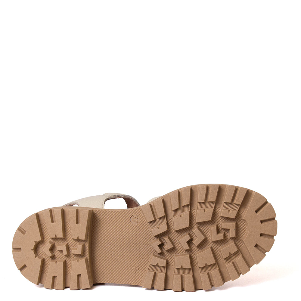 Delfina Women's Platform Leather Sandal