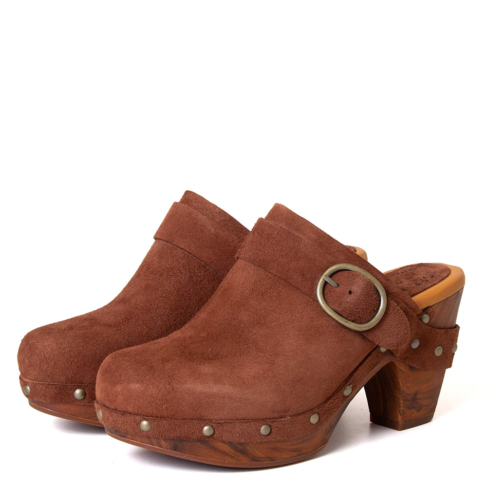 Gemini Women's Suede Platform Clog