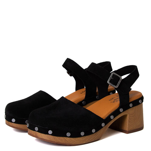 Tribeca Women's Suede Platform Clog