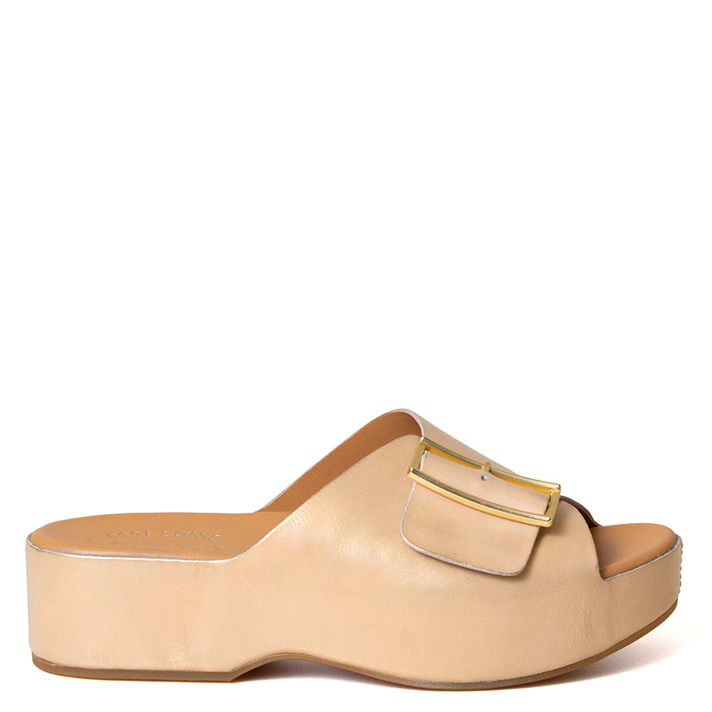 York Women's Platform Leather Sandal