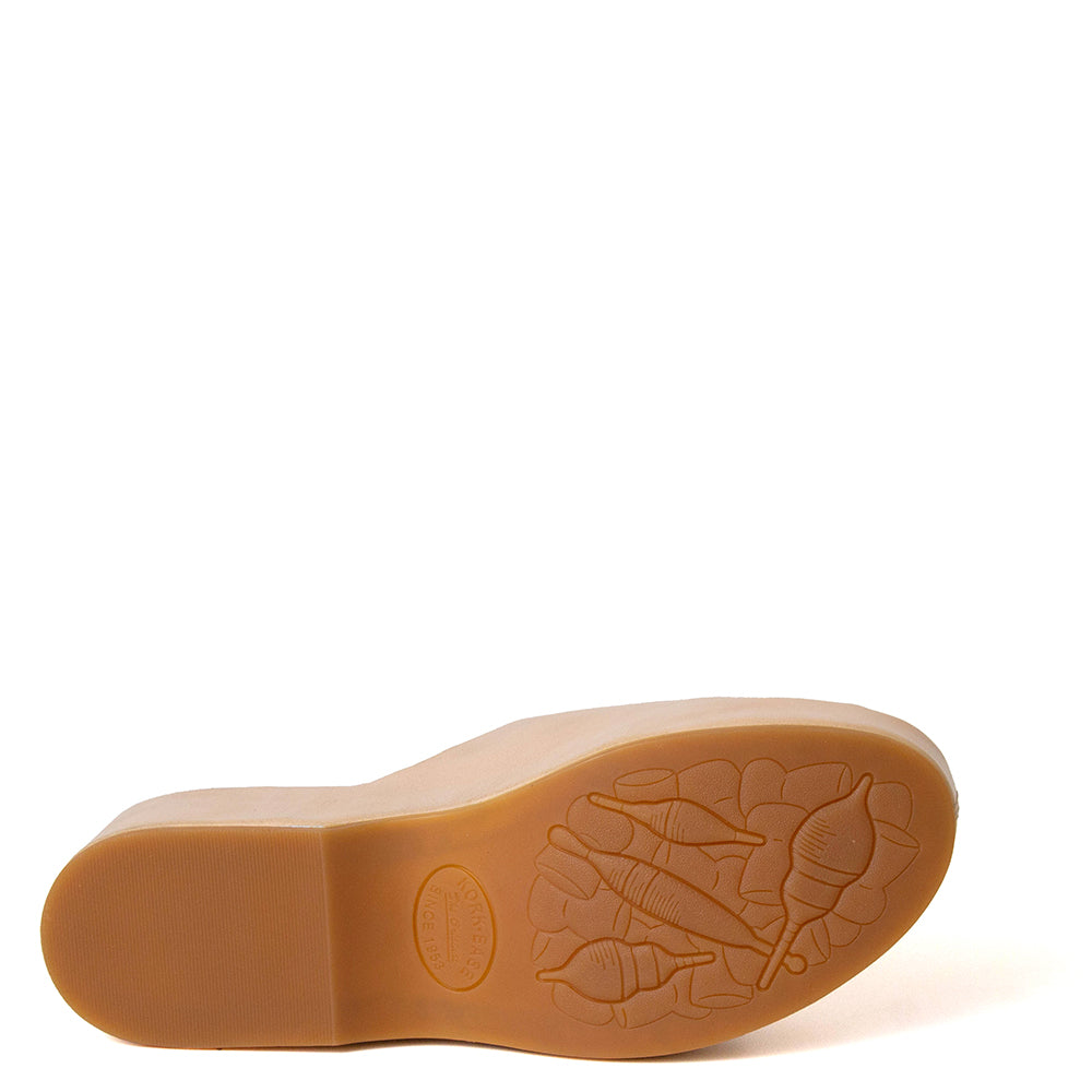 York Women's Platform Leather Sandal