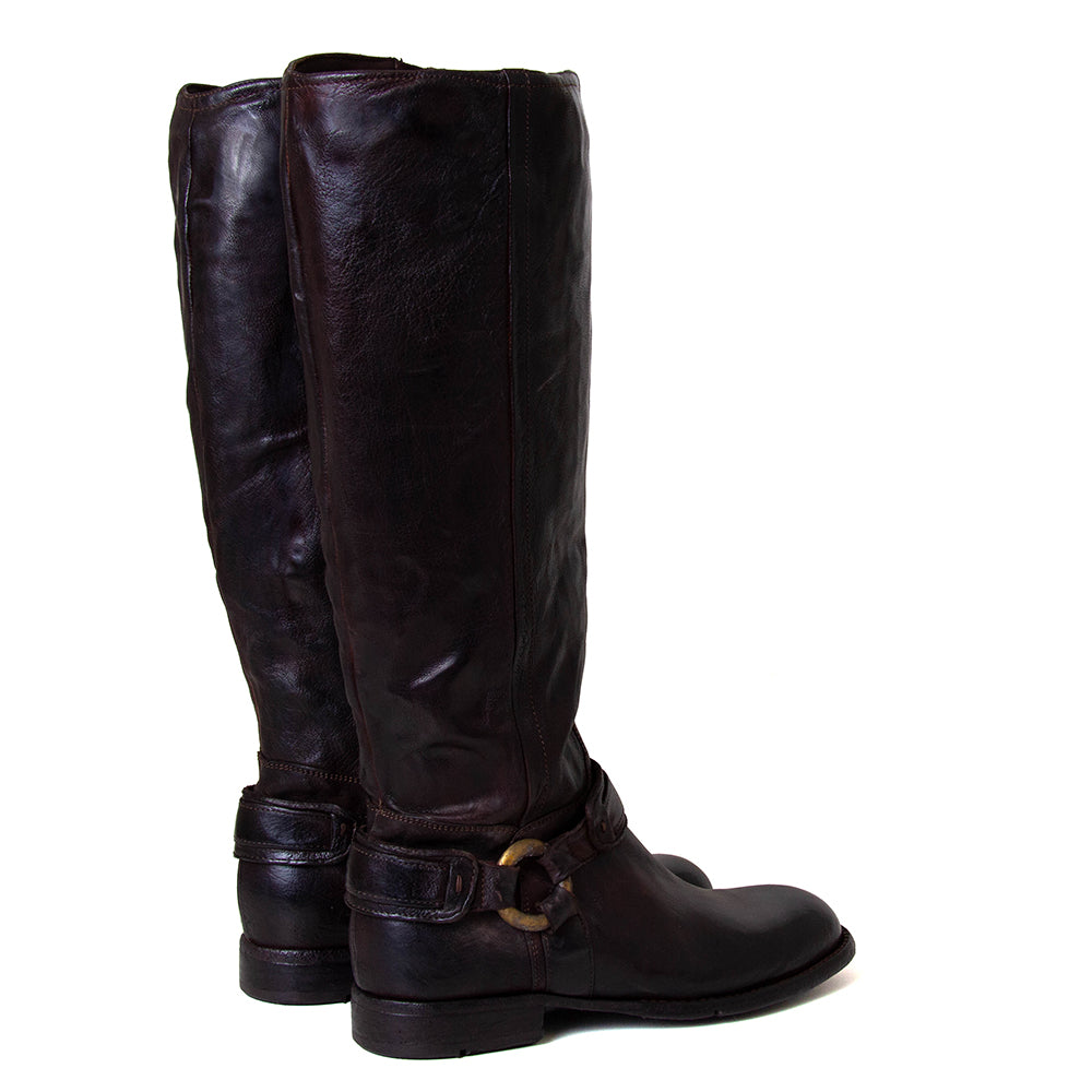 Jane 02A Women's Leather Knee-High Boot