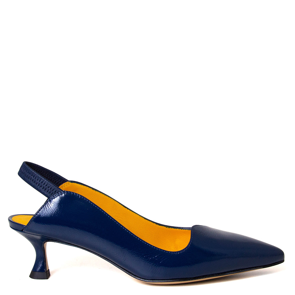 Chanel S158 Women's Leather Slingback Pump