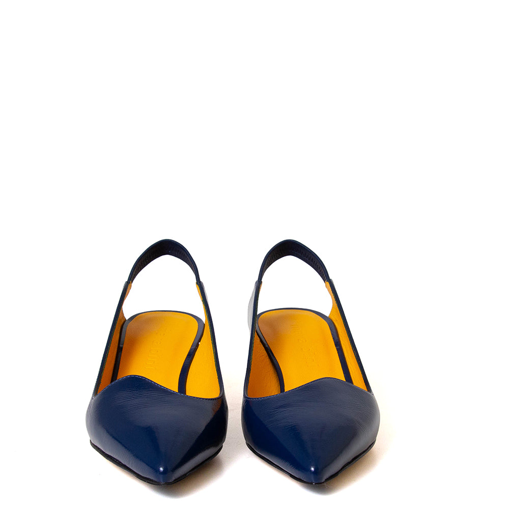 Chanel S158 Women's Leather Slingback Pump
