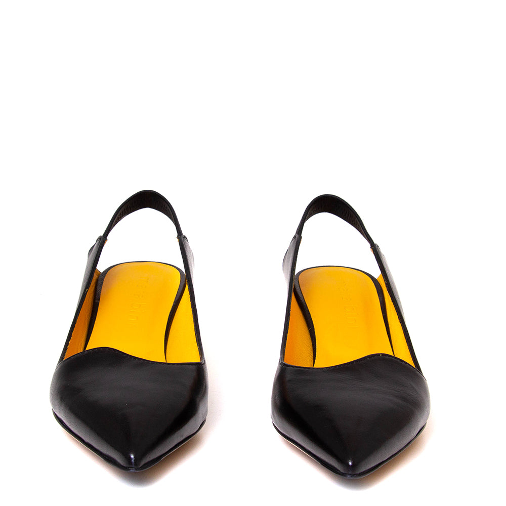 Chanel S158 Women's Leather Slingback Pump