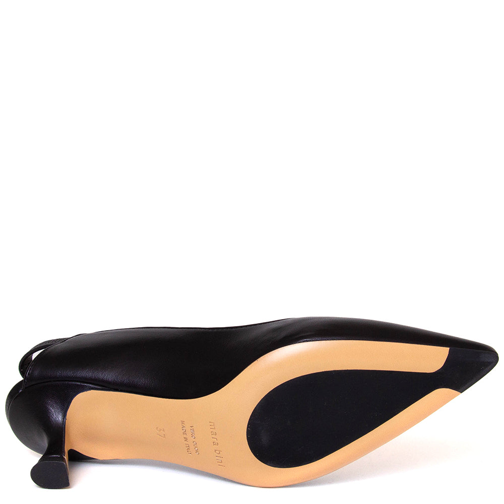 Chanel S158 Women's Leather Slingback Pump
