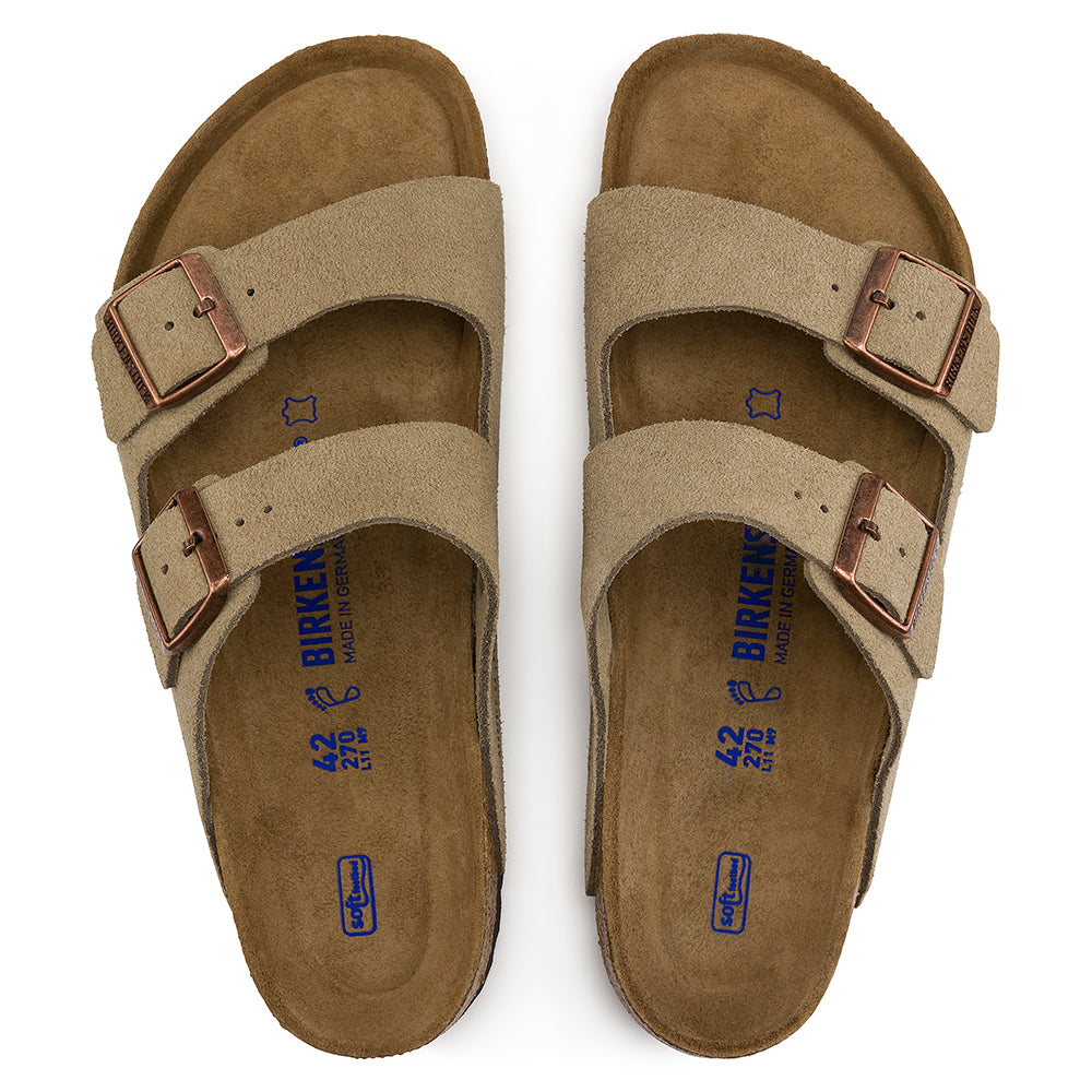 Arizona Soft Footbed Taupe Suede (R/W)