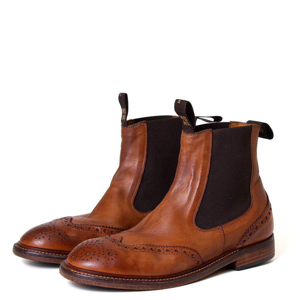 Eden Women's Leather Wingtip Chelsea Boot