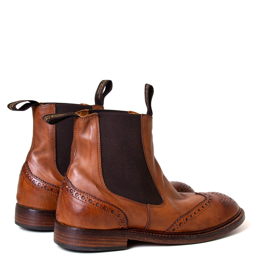 Eden Women's Leather Wingtip Chelsea Boot