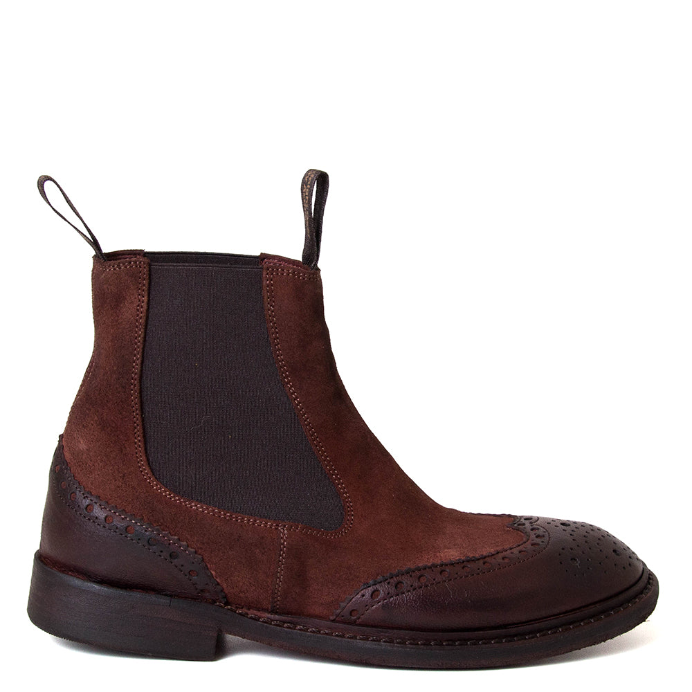 Eden Women's Leather Wingtip Chelsea Boot