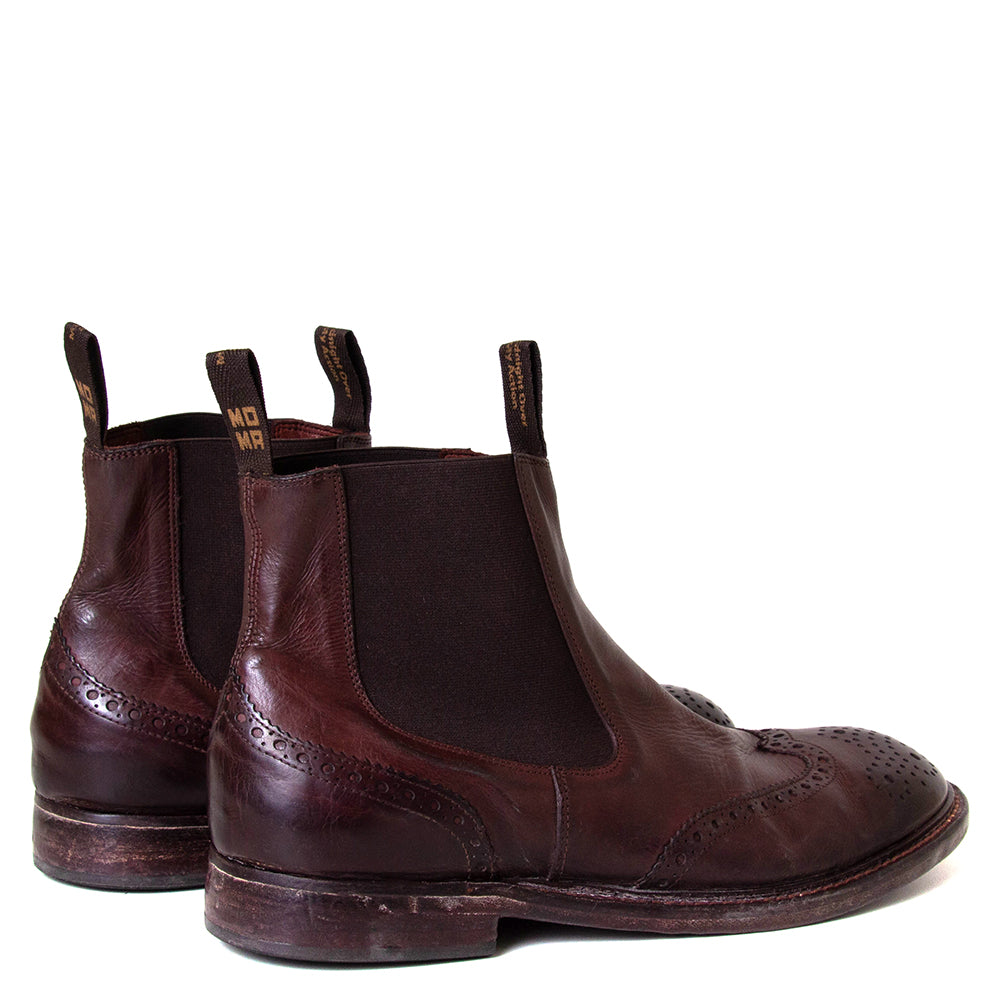 Miles Men's Leather Wingtip Chelsea Boot