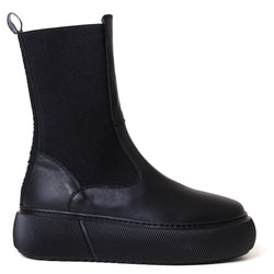 Hedda Women's Leather Chelsea Platform Boot