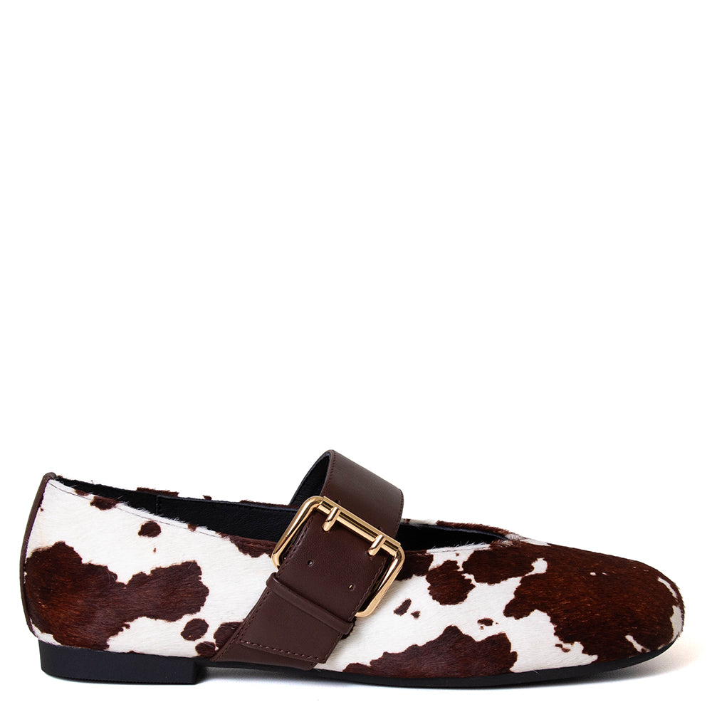 Buckles Women's Leather Mary Jane