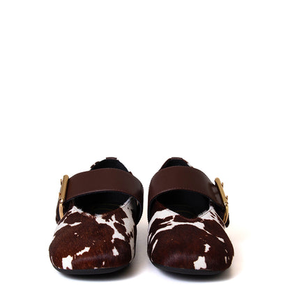 Buckles Women's Leather Mary Jane